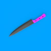 knife isolated on background photo