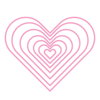 Cute Heart Line Logo Symbol png