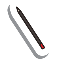Ästhetischer süßer Aufkleberstift oder Bleistift zum Schreiben von Aufzählungszeichen png