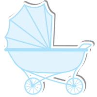 Aesthetic Sticker Baby Born stroller Collection png