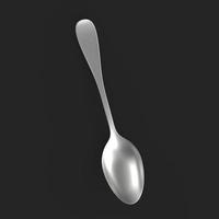 spoon isolated kitchen object photo