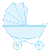 Ästhetisches Kinderwagen-Sammelset für Babys png
