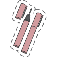 Aesthetic Pink Colored Pen Sticker Back To School png