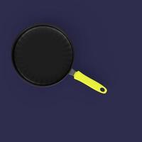 Frying pan isolated on a background photo