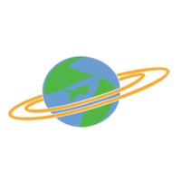 Ästhetisches, niedliches Earth-Bullet-Tagebuch png