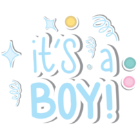 Aesthetic Sticker Baby Born Boy Handwriting Collection png