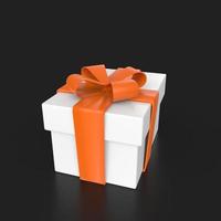 gift box isolated on background photo