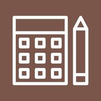 Budget Calculations Line Color Background Icon vector