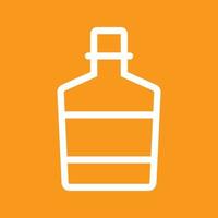 Whiskey Line Color Background Icon vector