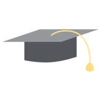 cute graduation hat diploma collection png