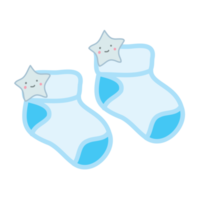Aesthetic Warm Baby Born Socks Collection Set png