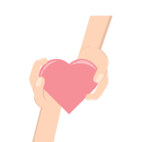 donner et partager coeur amour symbole humanité et charité png