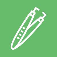 Forceps I Line Color Background Icon vector
