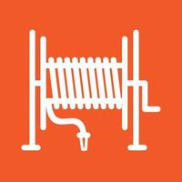 Hose Line Color Background Icon vector
