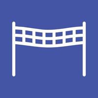 Finish Line Line Color Background Icon vector