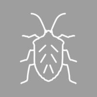 Insect Line Color Background Icon vector