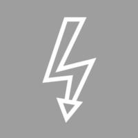 High Voltage Line Color Background Icon vector