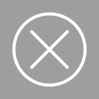 Do Not Cross Line Color Background Icon vector