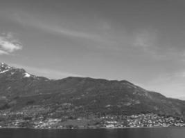 flam and the aurlandsfjord in norway photo