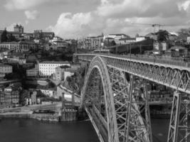 porto at the douro river photo