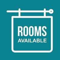 Rooms Line Color Background Icon vector