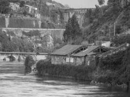 the cit of Porto at the douro river photo