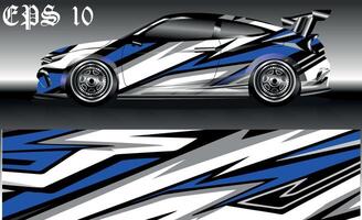 car wrap abstract racing graphic background for vinyl wrap and stickers vector