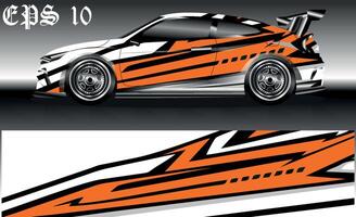 car wrap abstract racing graphic background for vinyl wrap and stickers vector