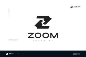 diseño abstracto y moderno del logotipo de la letra z para la identidad del logotipo empresarial y de la marca vector