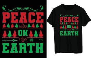 diseño de camiseta de navidad vector