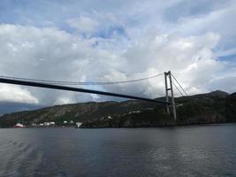 the city of Bergen and the fjords of norway photo