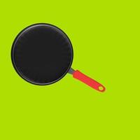 Frying pan isolated on a background photo