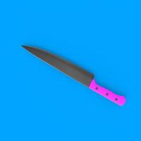 knife isolated on background photo