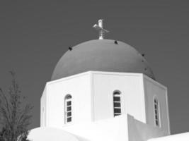 isla de santorini en grecia foto