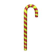 christmas cane isolated on background photo