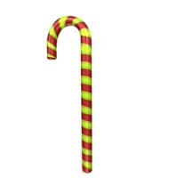 christmas cane isolated on background photo