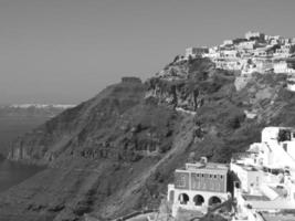 the greek island santorini photo