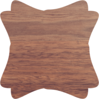 Vintage Wooden Sheet Wood in Basic Shape Collection png