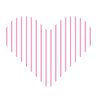 Cute Heart Line Logo Symbol png