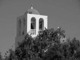 THE ISLAND OF SANTORINI IN GREECE photo