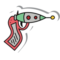 Aesthetic Cute Sticker Alien Weapon Bullet Journal png