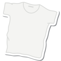 autocollant esthétique collection de t-shirts bébé né blanc png