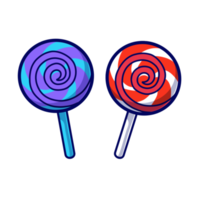 Sweet Candy Purple and Strawberry png