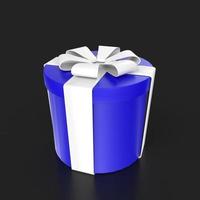 Gift box isolated on background photo