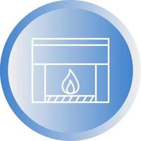 Fireplace Vector Icon