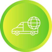 Global Delivery Vector Icon