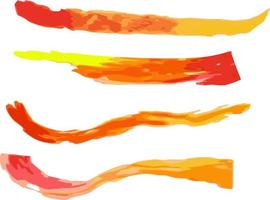 Brush strokes Pro vector