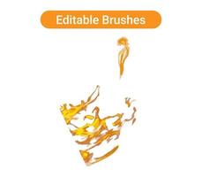 Brush strokes Pro vector