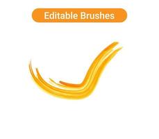 Brush strokes Pro vector