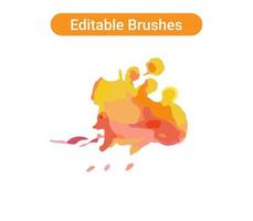 Brush strokes Pro vector